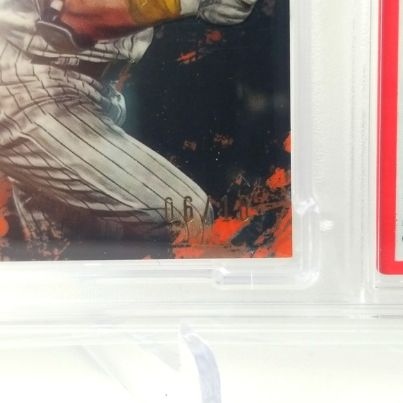 2021 Topp Inception Jake Cronenworth RC Auto/Patch Orange/10-PSA 9/Auto 10-POP 1 - Picture 2 of 3